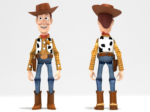 woody rigged 3d max - WOODY RIGGED by fabelar